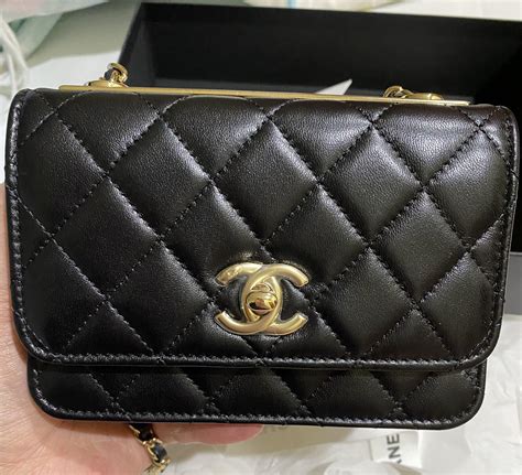 chanel trendy cc mini woc|chanel reissue wallet on chain.